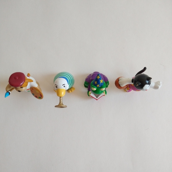 *SOLD* Ganz Webkinz Lot of 4 Loose Figurines Dog, Googles Goose, Frog, Cat - Picture 2 of 6